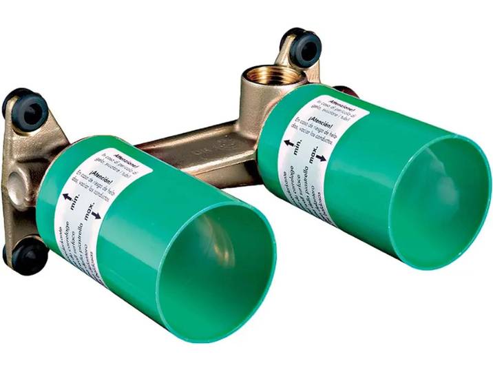 Corps de base hansgrohe pour mitigeur monocommande encastré pour lavabo\, pour montage mural\, 1 pièce.