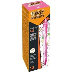 Bic, Schreibstifte, Tintenroller Gel-ocity Quick Dry Rosa (12x)