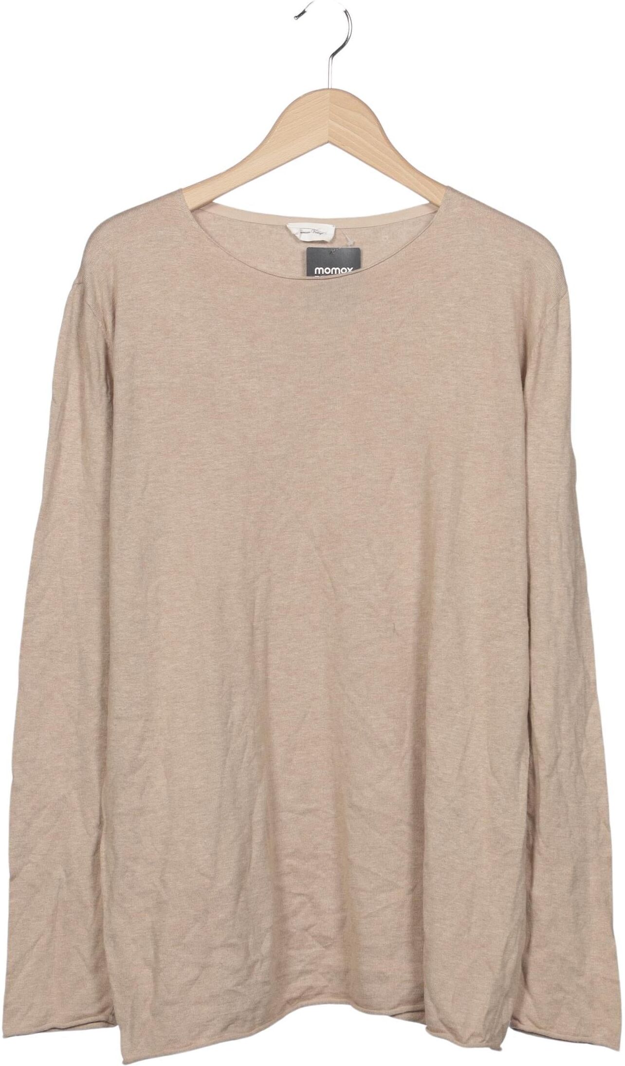 American Vintage Herren Langarmshirt, Beige, Gr. 3Xl, kein / Etikett - Second Hand