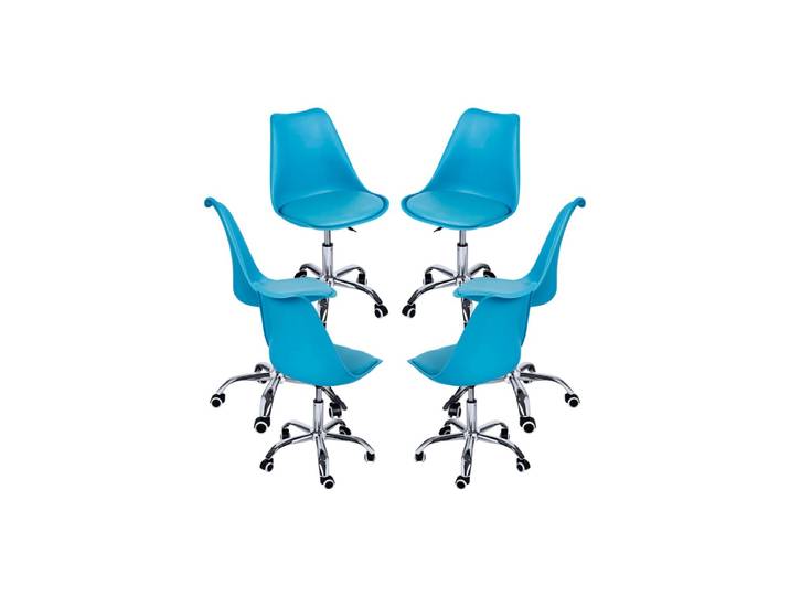 6er Set Neo Stühle - Blau clair