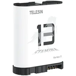 Telesin Stamina High Performance Battery For GoPro 13, Action Cam Zubehör, Schwarz