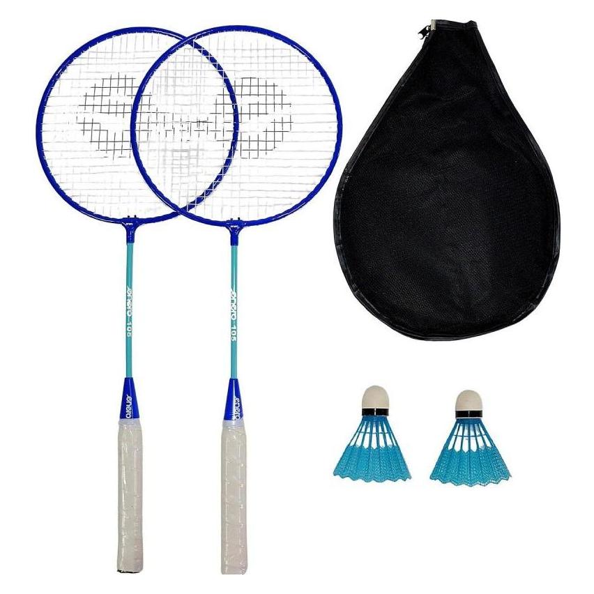 Enero Zestaw Do Badmintona W Pokrowcu Navy Blue 105 (54716403)
