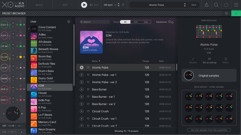 XLN Audio XO Expansion - EDM
