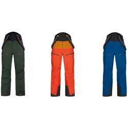 Elevenate Men`s BEC DE ROSSES PANTS - Herren Skihose - L Spicy Orange Blocked (3...