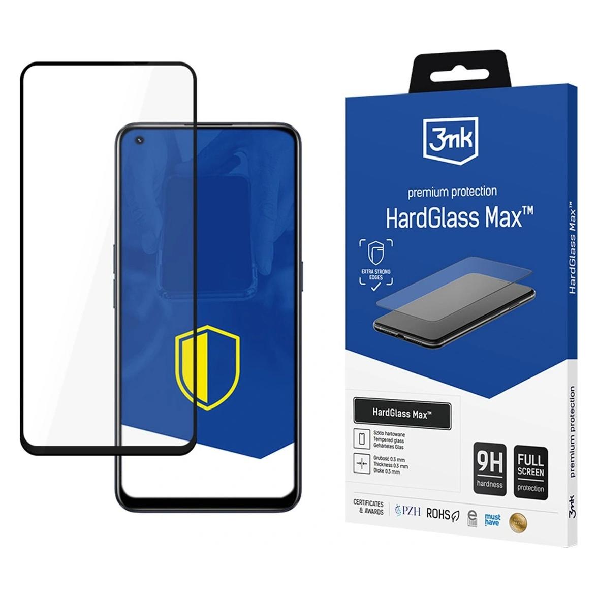 3MK Realme 9 Pro - HardGlass Max Black (1 Stk., Realme 9 Pro) (5903108755931)