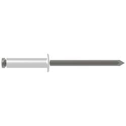 Gesipa 1455497 Spezial-Blindniete Stahl Aluminium 500 St.
