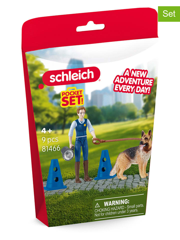 Schleich 9tlg. Spielset "Polizeieinsatz - 81466" - ab 4 Jahren - onesize