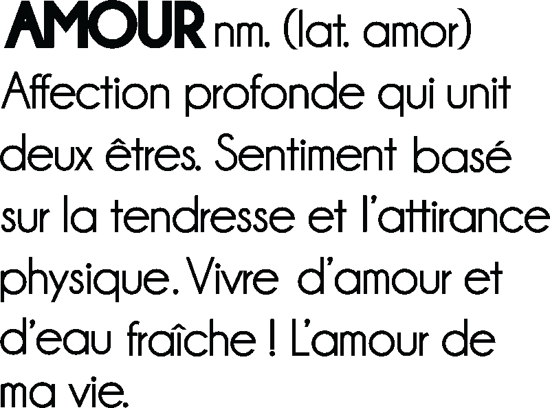 Ambiance-sticker Sticker citation Amour