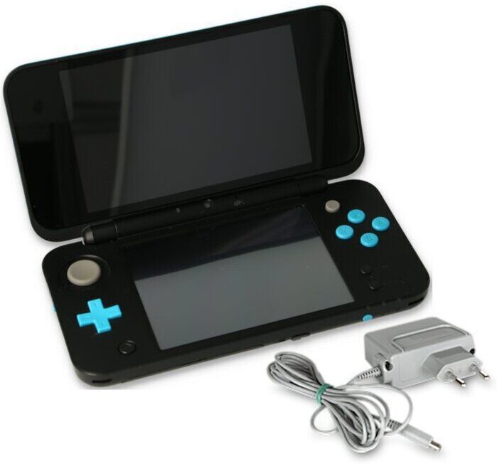 Nintendo New 2DS XL   Schwarz/Türkis - Refurbished