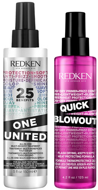 Redken One United Multi-Benefit Treatment 150ml & Quick Blowout 125ml