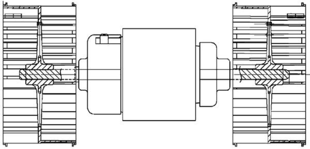 Innenraumgebläse MAHLE AB 87 000P