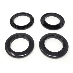5 Ösen für Gardinen aus Kunststoff 55,5 mm | schwarz | Größe #10 (⌀ 34,5 mm), PC