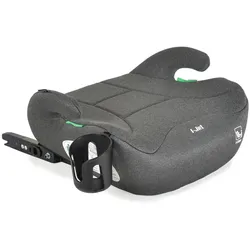 Moni Kindersitz, Sitzerhöhung i-Jet (125-150cm) mit Getränkehalter, Isofix grau