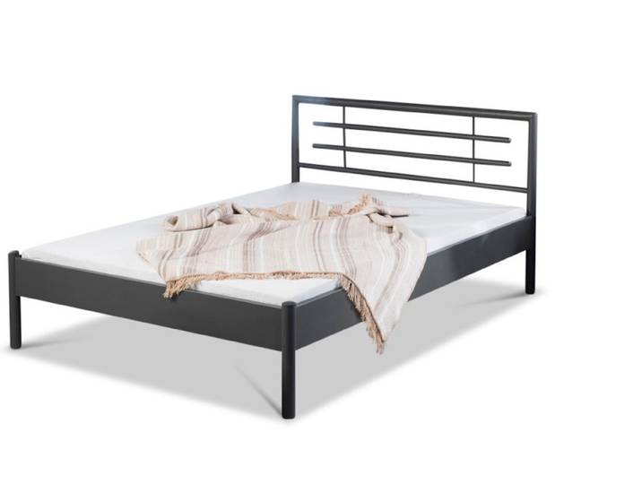 BedBox Metallbett Lia, Metallbett mit klarer Formensprache und robuster Konstruktion