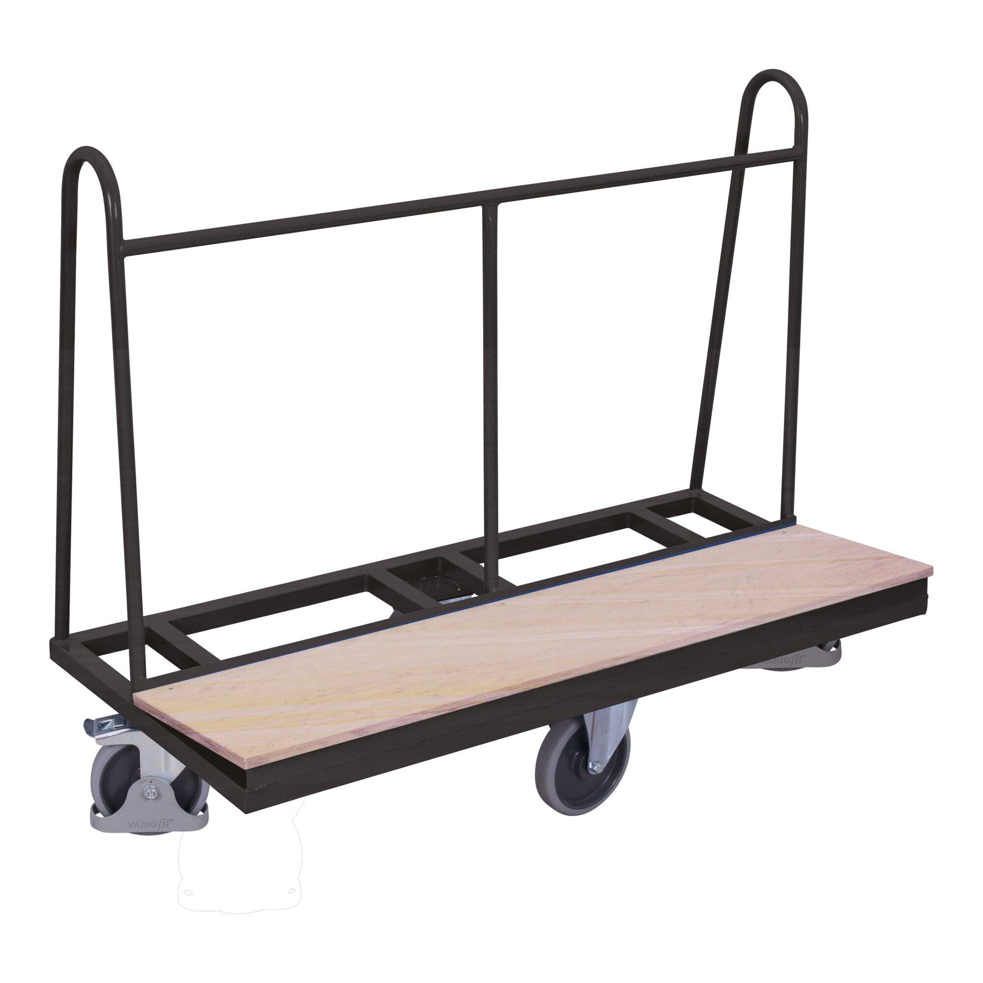 VARIOfit Plattenwagen rhombische Rollenanordnung RAL 7016 (pl-150.011/AG)