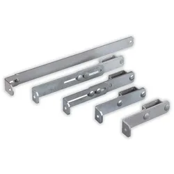 Hailo Wandhalter für Steigleitern Typ STO 215mm Abstand 40x20mm Holm Stahl verzinkt, starr, paar
