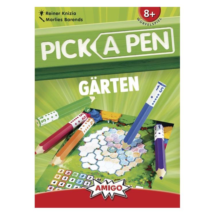 Amigo Pick a Pen: Gärten Roll + Write 2-4 Spieler 8+ (Deutsch, 2 - 4 Spieler) (02410)