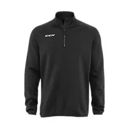 CCM LOCKER ROOM 1/4 ZIP Senior | XS schwarz