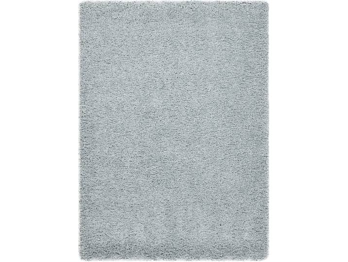 Teppich Luxury Shaggy Hellgrau Einfarbig Polypropylen 60 x 115 cm - Teppich