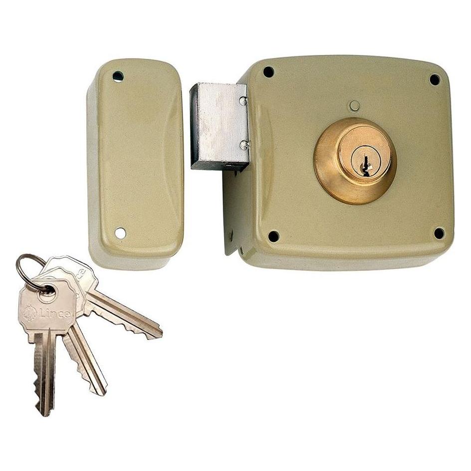 Lince Türzusatzschloss 5124A-95124Ahe12I Stahl Links 120 Mm Obenauf Legen (45306254)