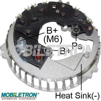 MOBILETRON Gleichrichter, Generator RF-123 149mm für Ford