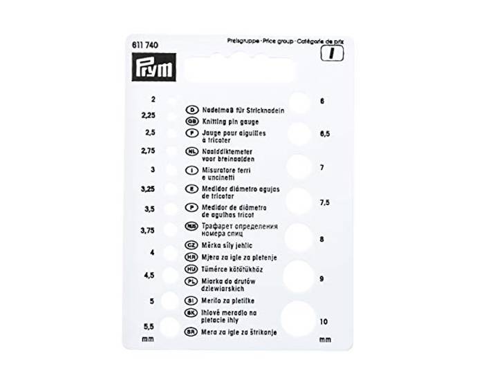 Prym - Prym Kunststof Breien Graadmeter - 1 Stuk