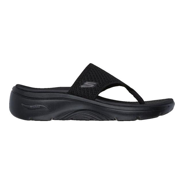 Skechers Go Walk Arch Fit 2.0 Polyester Damen Schwarz Sandalen