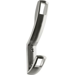 SO-TECH Garderobenhaken Peti, 117385, edelstahloptik, Einzelhaken aus Metall, mit Huthaken