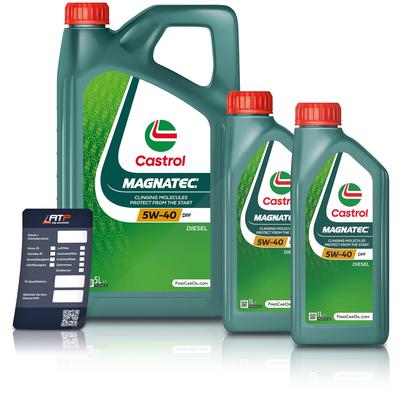 Castrol 7 L Magnatec 5W-40 DPF + Ölwechsel-Anhänger [Hersteller-Nr. 15F913]