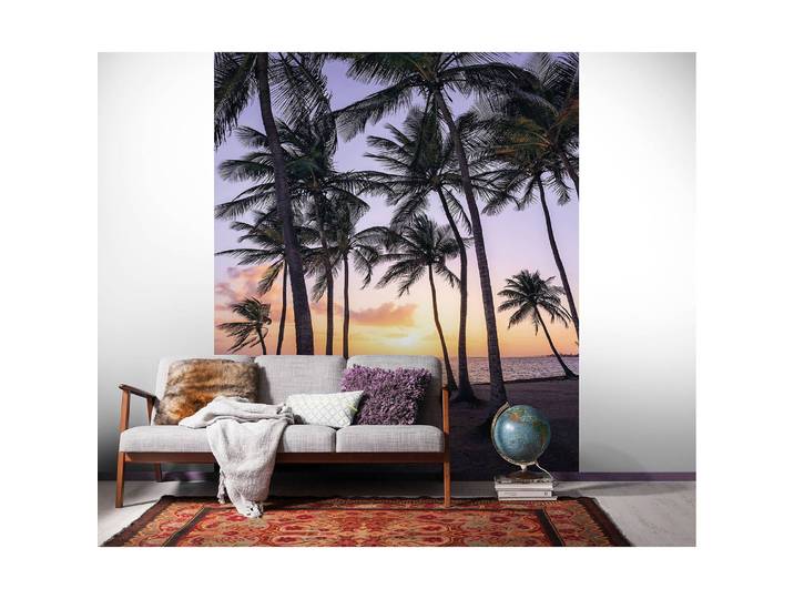 Papier peint intissé Palmtrees on Beach 200 x 250cm