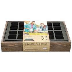 Siena Garden 11121 Anzuchtkiste Holz (dunkel), Anthrazit 1 Set
