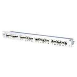 METZ Patchpanel 19" Cat6A 1HE 24xRJ45 E-DAT 24x8(8) LSA