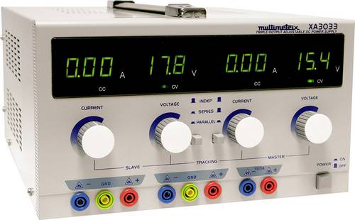Multimetrix XA 3033 Labornetzgerät, einstellbar 0 - 30 0mA - 3A Anzahl Ausgänge 3 x