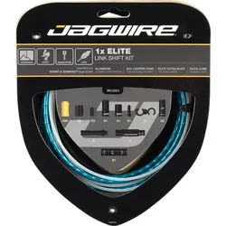 Jagwire Elite Link Schaltzugset Road & Mountain 1x kompatibel SRAM Shimano Blau