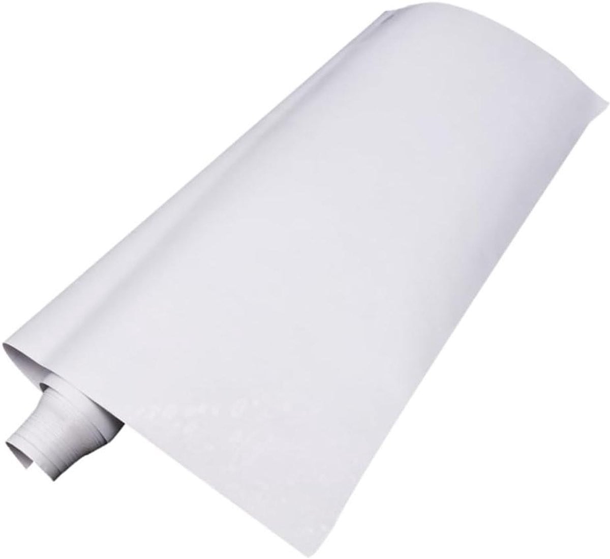 Matwitte privacy raamfolie met statische hechting - 200 x 45 cm