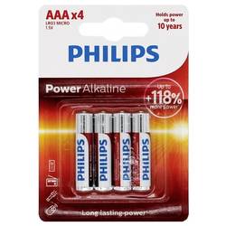 Philips Power LR03 Micro (AAA)-Batterie Alkali-Mangan 1.5 V 4 St. 1546