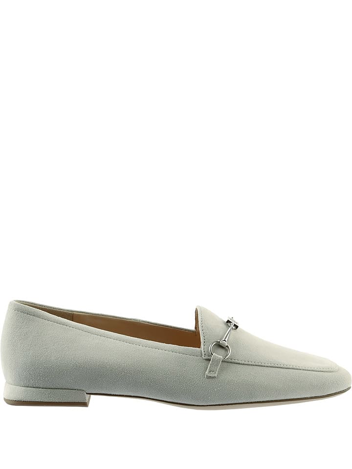 Högl Leder-Mokassins "Vera" in Hellblau - 37,5