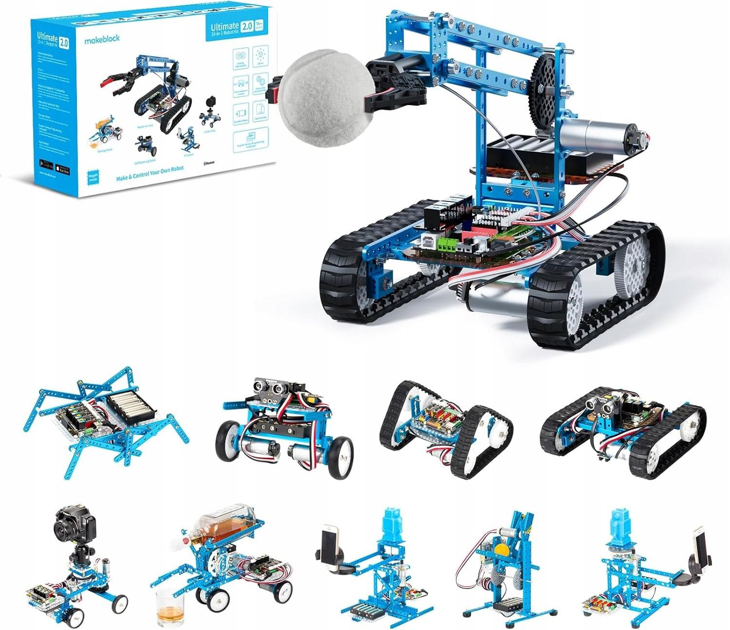 Makeblock mBot Ultimate programmeerbare 10-in-1 robot met MegaPi en Bluetooth
