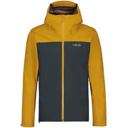 Rab Herren Arc Regenjacke - XXL - dark butternut / beluga