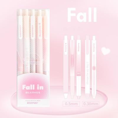Gradient Gel Pen Set, Hand Account Good looking Pen, Pen For Student Stationery Supplies, Office Accessories pink