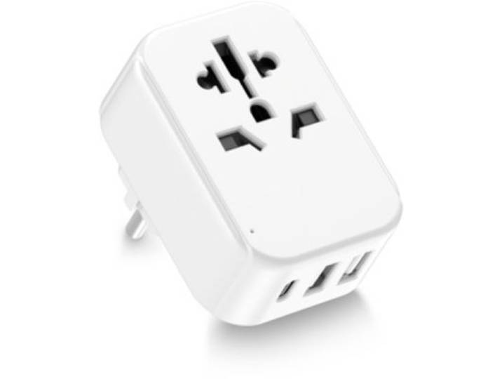 Essentielb - Adaptateur De Voyage Monde To Europe 15w
