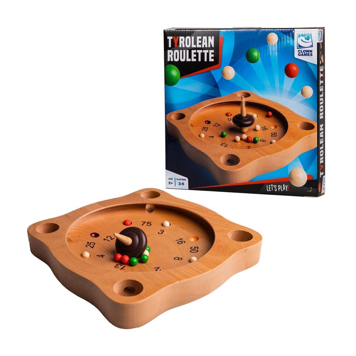 Clown Games Tiroler Roulette Spelletjes van Hout