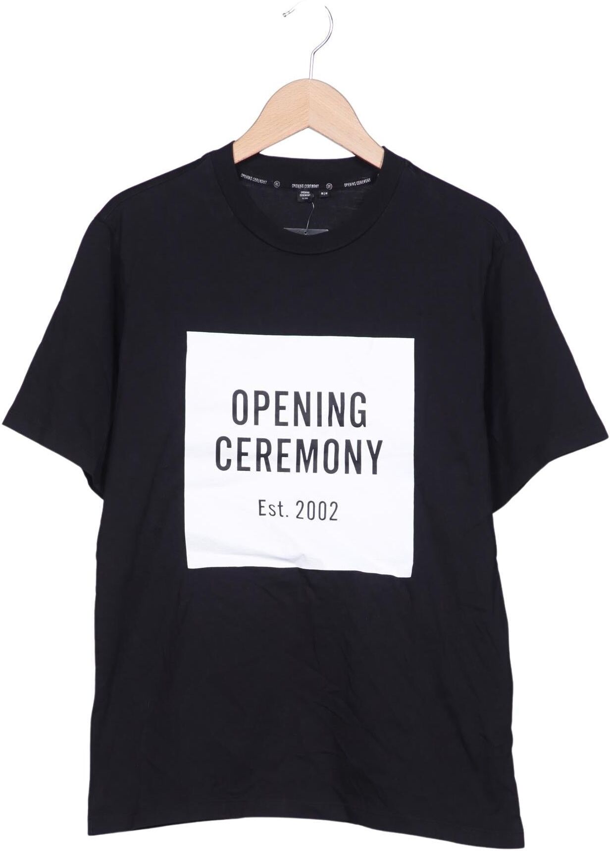 Opening Ceremony Herren T-Shirt, Schwarz, Gr. M, Baumwolle - Second Hand
