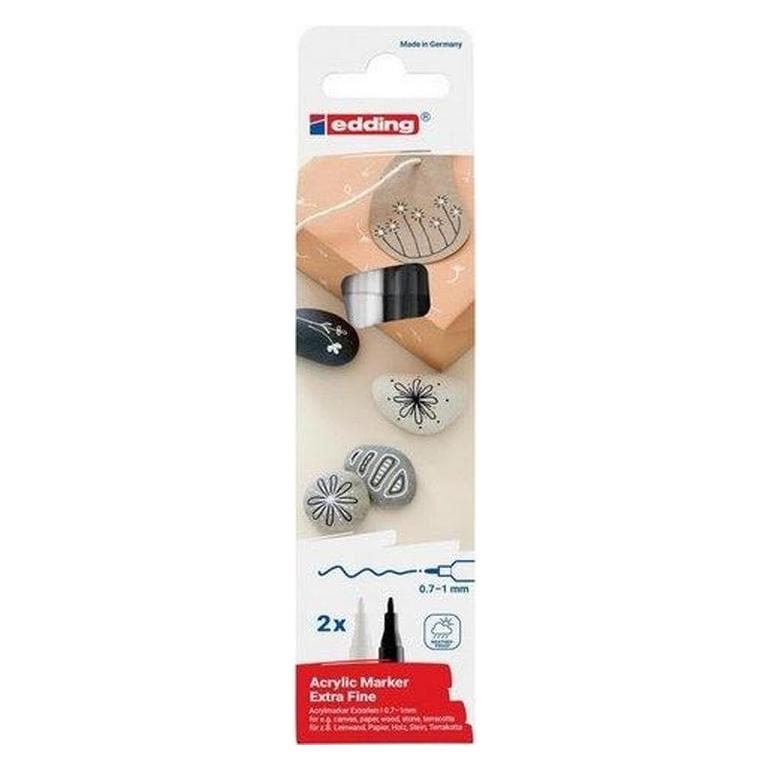 Edding 5500 Acrylstifte farbsortiert 0,7 - 1,0 mm, 2 St. (2x) (4-5500-2)