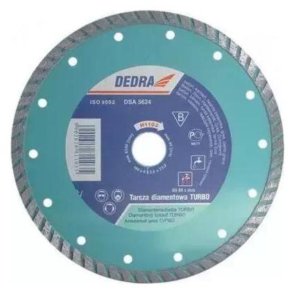 Dedra Turbo-Diamant-Schneidscheibe 125 mm/22,2 (H1101)