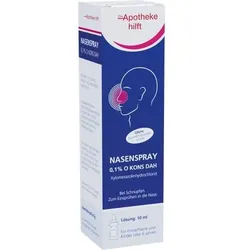 Nasenspray 0.1 % O Kons Dah Lösung 10 ML