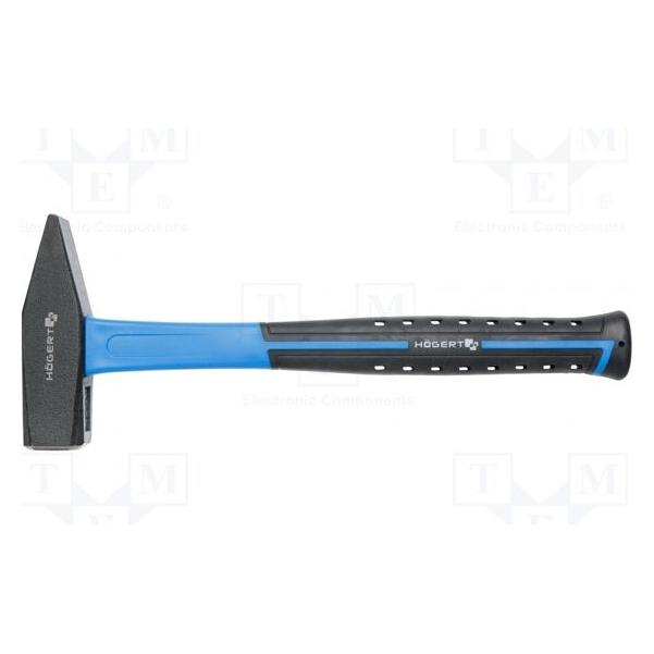Högert Schlosserhammer 1000 g mit Fiberglasstiel (1000 g) (HT3B029)