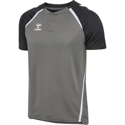 HUMMEL hmlLEAD 2.0 POLO steel gray/asphalt L