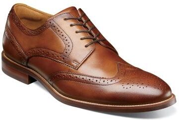 Florsheim Rucci Wing Tip Oxford Shoes - Mens 11 Brown Oxford Medium