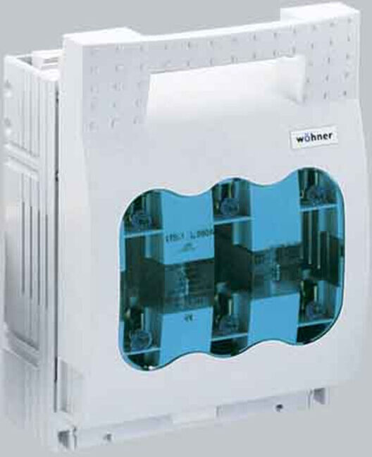 Wöhner NH1 Interrupteur sectionneur de sécurité 250A vis M10 33201 ; schalk (33201)